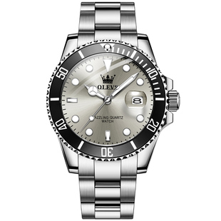 瑞士认证正品牌手表男士机械表男全自动防水夜光钢带新款名石英表