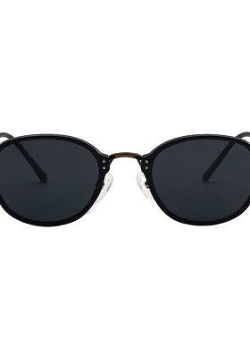 Ps.merci偏光太阳镜男女防紫外线驾驶开车近视墨镜潮复古钛架超轻