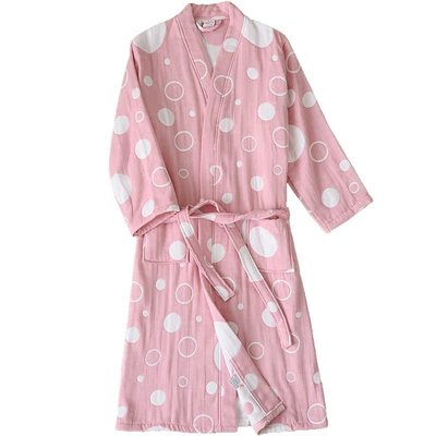 六层加厚浴袍可穿式浴巾睡袍成人