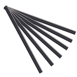 黑色卫生间欧姆线半墙群瓷砖腰线装饰条墙砖法式圆点极窄压顶线条