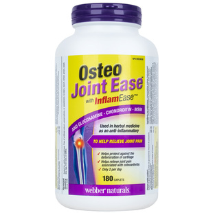 加拿大伟博氨糖软骨素MSM中老年护关节韦博天然osteo维骨力180粒