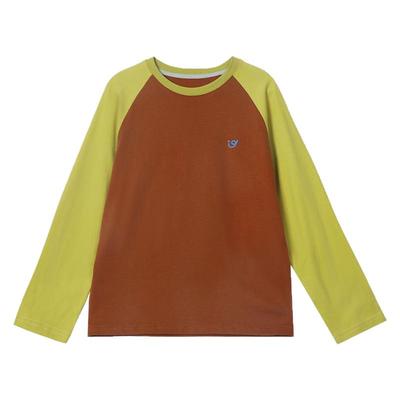 噜日记童装儿童春秋拼色T恤