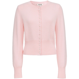 Vero Moda针织衫女2025冬季新款含兔毛绵羊毛收腰针织325413044