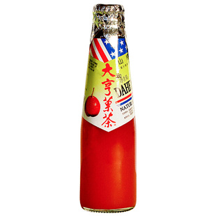 大亨山楂果茶235ml*12瓶装整箱开胃鲜玻璃儿时经典怀旧听包邮