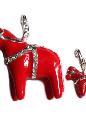 托马斯萨博欧美百搭纯银吉祥吊坠