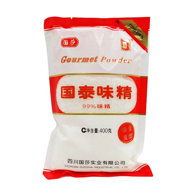 四川国泰味精400g高纯度无盐味精