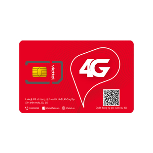 越南VIETTEL电话卡5G/4G高速流量上网5/7/10/15/30天【插卡即用】