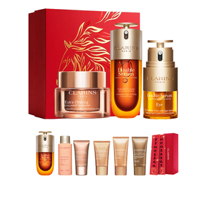 [新年礼物]全新娇韵诗双萃三部曲双萃精华眼霜弹簧霜套装