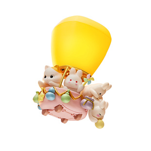 故宫淘宝文创故宫猫奔月之旅盲盒女孩猫咪摆件毕业生日儿童节礼物