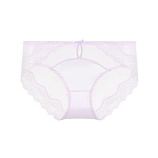 三福女低腰不夹臀内裤 性感纯欲镂空蕾丝透气半平角裤504288