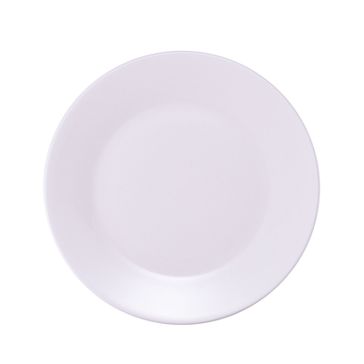 陶瓷纯白平盘商用快餐盘自助餐盘家用圆盘菜盘牛排餐具自助餐盘