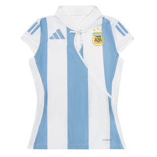 Adidas Remake Jerseyfit 阿根廷新中式修身无袖T恤 女 Encompass