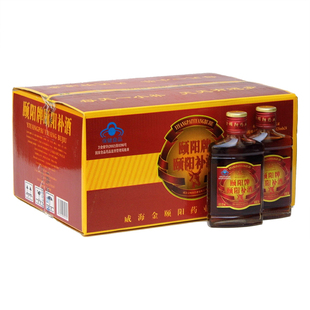 山东威海颐阳牌颐阳补酒125ml*24瓶男性成人保健酒滋补养生参茸酒