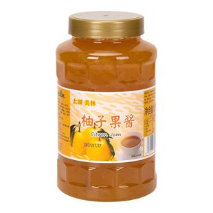 太湖美林蜂蜜柚子果酱佛手香柚茶奶茶店商用韩式金桔柠檬果片茶酱