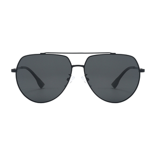 飞行员新款太阳镜男款可配近视开车钓鱼偏光墨镜带度数双梁蛤蟆镜