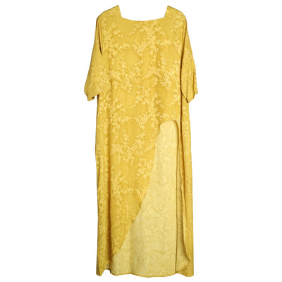 兮风麻宽松修身显瘦茶服套装仙美