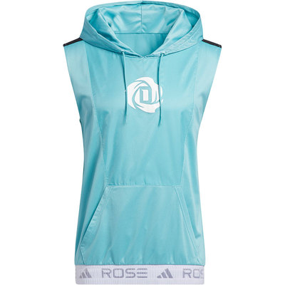 Adidas/阿迪达斯正品新款篮球运动男子无袖连帽背心T恤 GV4653