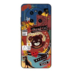 MASFEIL × 彩色涂鸦适用华为Mate60pro手机壳磁吸支架高档Mate50保护套女款30epro+全包防摔mate40e网红mt40