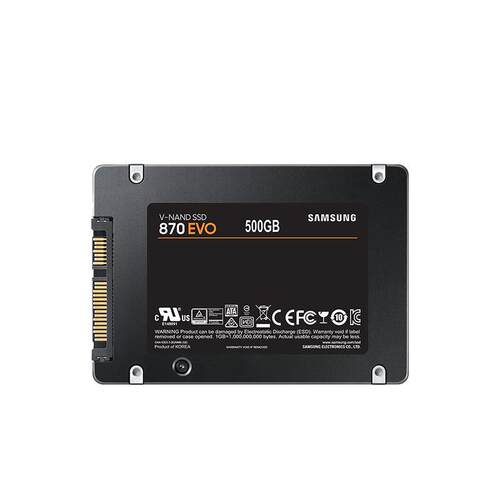 【自营】三星固态硬盘870EVO 高速SSD 500G笔记本台式机电脑存储