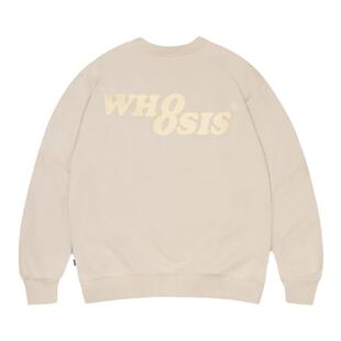WHOOSIS(不知其名)经典8字logo基础圆领卫衣秋百搭叠穿休闲男