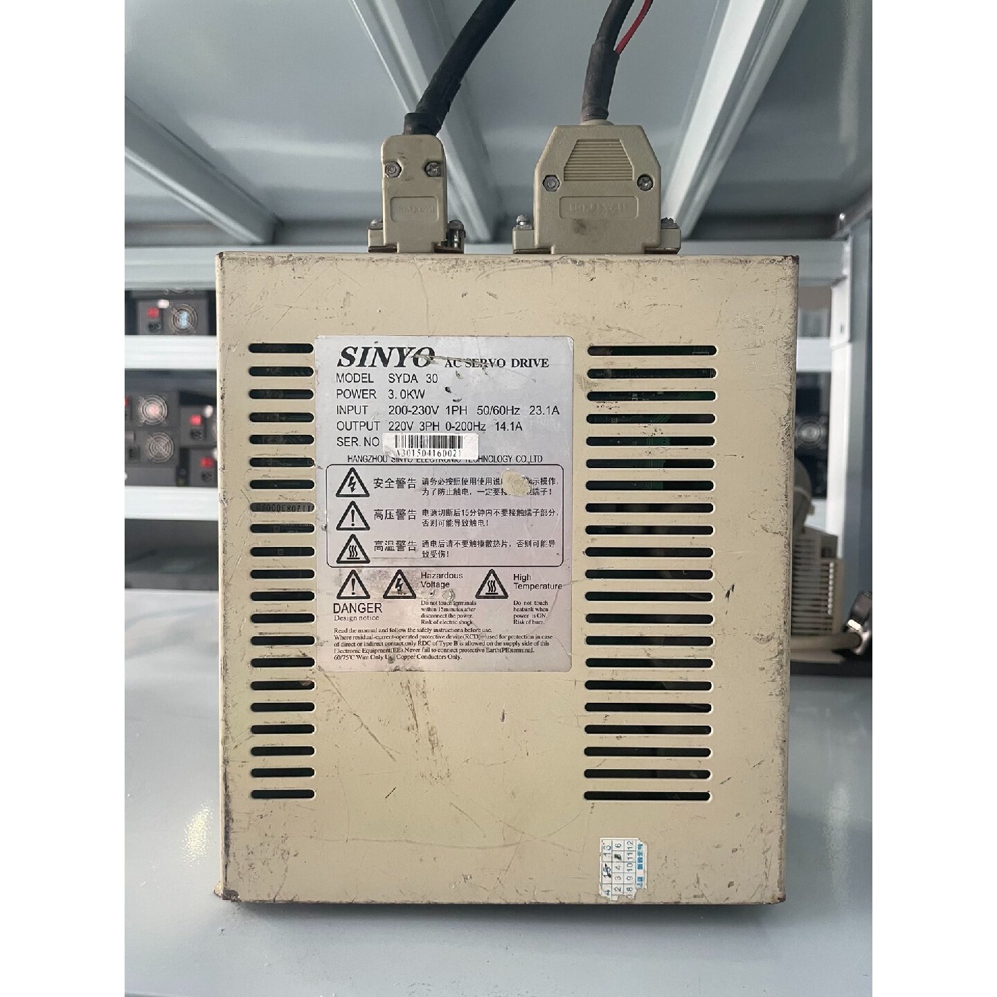 询价SINYOAC伺服驱动器型号SYDA30功能正常成