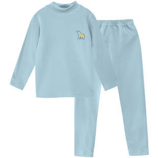 小青龙儿童德绒发热保暖内衣套装秋冬季男童女童中大童秋衣秋裤春