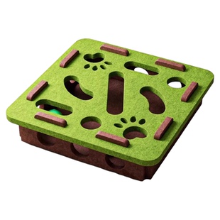 猫玩具自嗨解闷神器宠物小猫益智迷宫掏球乐智力训练盒逗猫铃铛球