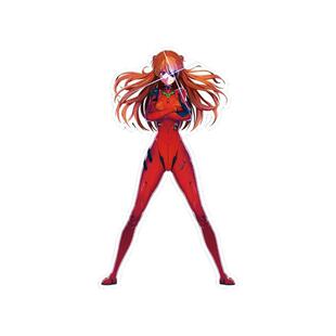 TLP反光车贴 EVA2号机适格者物流明日香兰格雷动漫防水贴纸