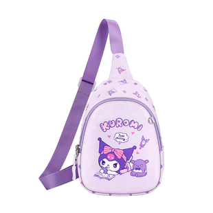 库洛米斜挎包儿童女童包包可爱2026新款小女孩生日礼物胸包零钱包