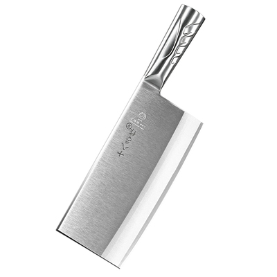 十八子作菜刀厨师商用锋利切菜斩切两用刀家用厨房80cr复合钢刀具