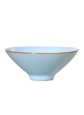 三希堂汝瓷斗笠杯主人杯