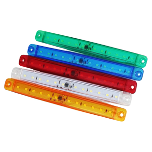 大货车边灯led超亮防水警示挂车侧灯12v24v伏卡车长条爆闪频闪灯