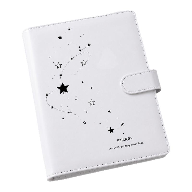 星轨手札A5磁吸皮质四宫格卡册高颜值3寸拍立得活页小卡收纳册