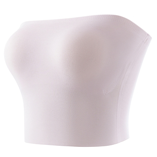 抹胸保暖内衣女婚纱无肩带背心冬蛋白绒羊毛加绒上衣礼服内搭裹胸