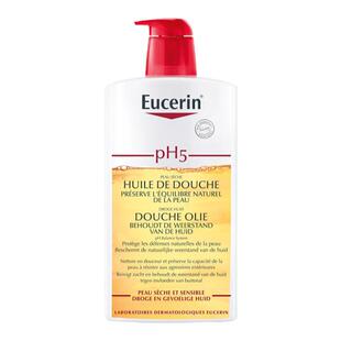 欧洲直邮Eucerin优色林均衡护理沐浴油1000ml轻盈清爽净透亮肤