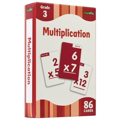 乘法运算 趣味学习闪卡 Multiplication Flash Kids Flash Cards 英文原版 儿童数学运算启蒙 英文版进口英语亲子互动便携卡片