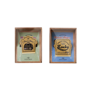 本子事多复古限定黄铜夹 原创手账周边高颜值票据夹TN手帐收纳夹