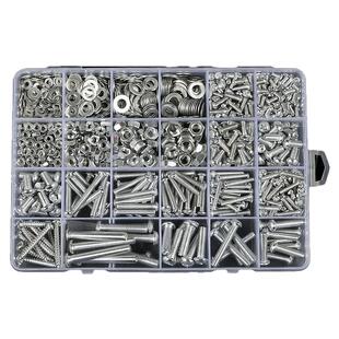 镙丝螺丝螺母套装小号维修配件家具螺帽自攻钉平头手工垫圈M6十字