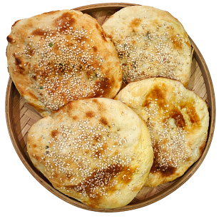 湖北应城特产猪油饼子非遗美食锅盔烧饼干粮加热即食干货茶点心