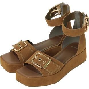 JEANASIS休闲凉鞋女2025夏季新款时尚休闲厚度方头凉鞋329243