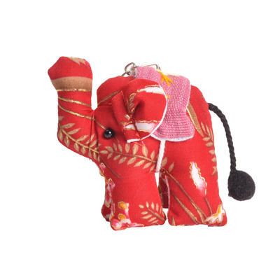 泰国花布钥匙扣伴手礼节旅游礼品