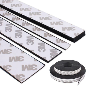 橡胶条3M自粘减震垫密封条EPDM橡胶垫片防滑垫防撞块硅胶缓冲垫