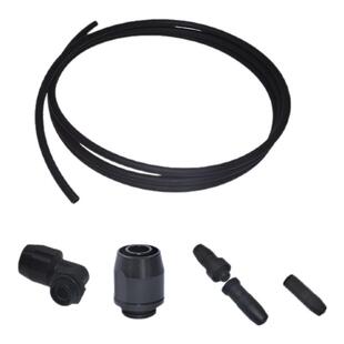 Alphacool欧酷水冷配件TPV水冷管快拧止水快插接头内7.6外12.7mm