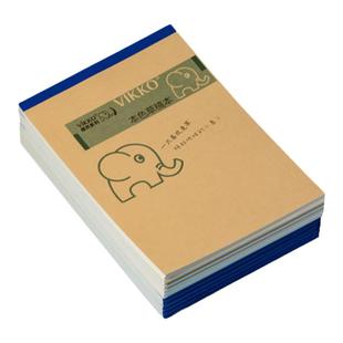 维克多利米黄色草稿纸草稿本便签空白学生用演算分区草纸小学生稿纸便宜加厚数学考试打草小本子32开白纸