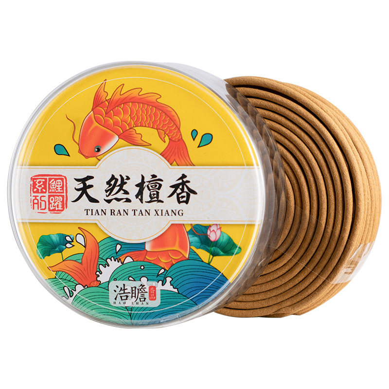 12小时檀香熏香家用室内大盘香厕所卫生间持久除臭味艾草驱蚊香薰