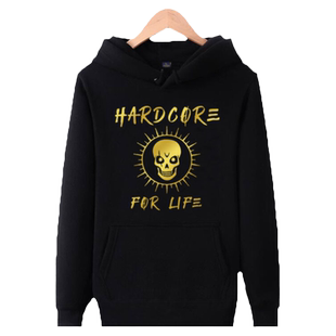 电音乐混音DJ ANGERFIST连帽衫卫衣男女加绒外套带帽套头冬装衣服