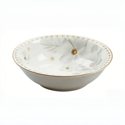 景德镇高温釉下彩斗笠饭碗