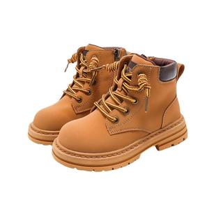 天美意儿童马丁靴女童男童皮靴子2025新款春秋季宝宝短靴洋气时尚