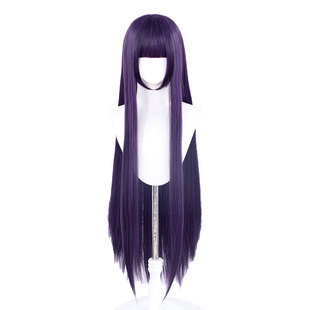 【秀琴家_白鬼院凛凛蝶cos假发】《妖狐×仆SS》假毛 黑紫色直发
