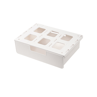 厨房桌下抽屉隐形壁挂暗格分格筷子勺子橱柜下水槽整理收纳神器